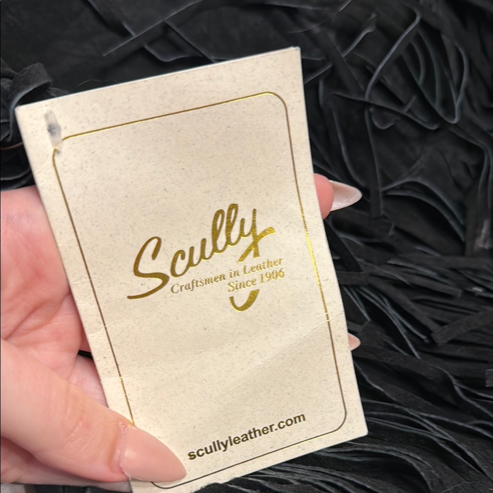 Scully Black Fringe Mini Skirt - Picture 4 of 4